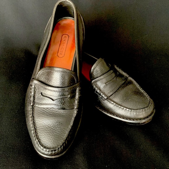 Coach Other - COACH Heavy Leather Penny Loafers